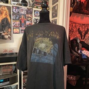 Original 80s Vintage Def Leppard Graphic Band Tee